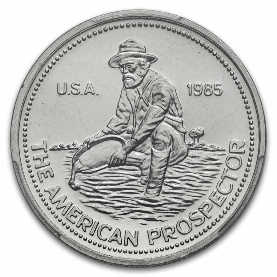 1985 1/4 oz Silver Round - Engelhard Prospector MS-67 PCGS | eBay